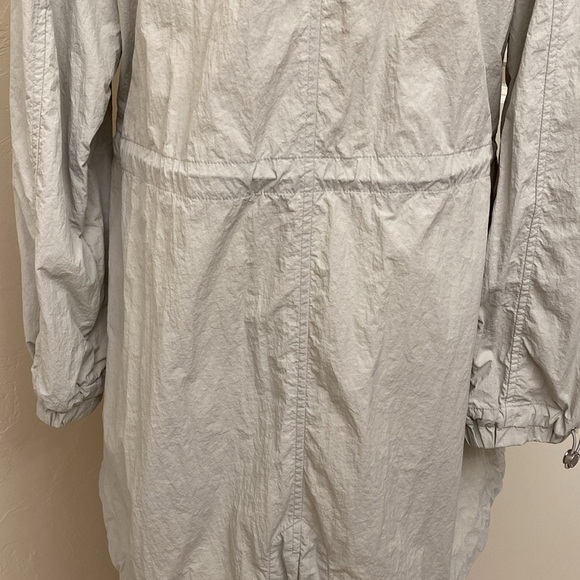Soia & Kyo rain jacket Womens M windbreaker Anorak Lagenlook lightweight Neutral - Picture 8 of 15